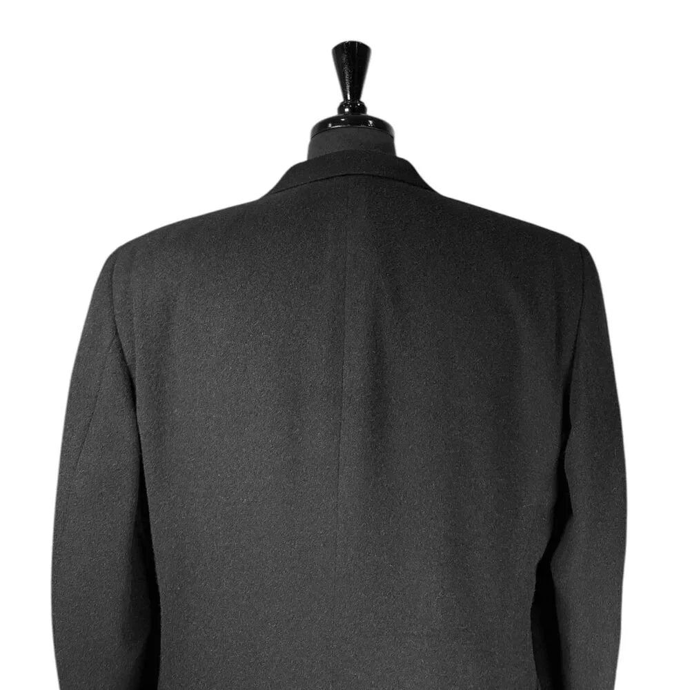 Jos. A. Bank Mens 42R Camel Hair Blazer Black 2 Button Sport Coat Jacket